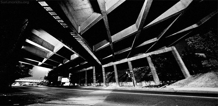 Under the highway