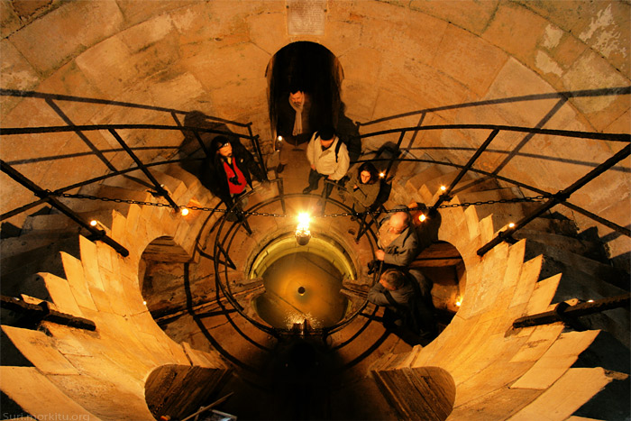Aqueduc de Belleville :: Double escalier du regard de la Lanterne