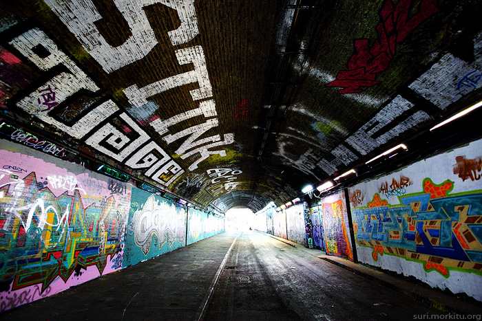 Banksy tunnel, Londres