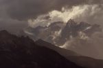 About the fight between clouds and moutains